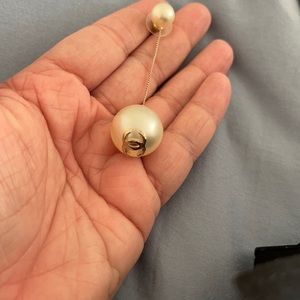 Chanel Pearl Earrings